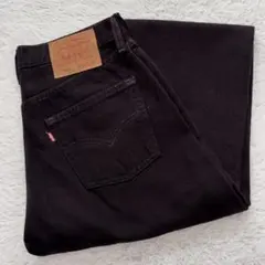 90s USA製 Levi’s 501 後染め ブラックデニム W30のサムネイル