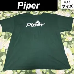 【値下げOK】Piper US古着Tシャツ 3XL ダークグリーン　ビッグサイズ