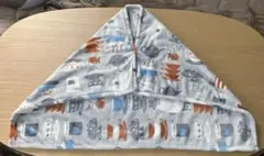 美品★ムーミン　あったかフランネル　ひざ掛け(ポンチョ兼用)のサムネイル