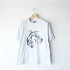 イングリッシュ セッター 犬 Tシャツ 古着 ワンちゃん ドッグ ビンテージ