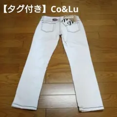 【タグ付き】Co&Lu ホワイトデニムパンツ ジーンズのサムネイル
