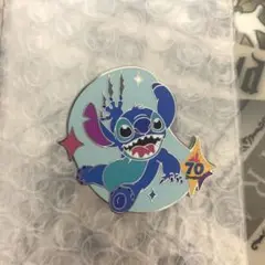 ディズニー70th 70周年 スティッチ ピンバッジ ショップディズニー