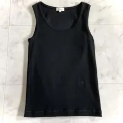 美品 BLAMINK ブラミンクタンクトップ ノースリブ コットンニット