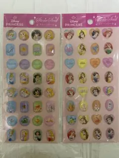 Disny プリンセス ストーンシール 　全2種セット