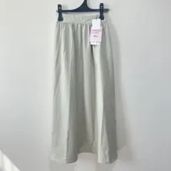 ロングスカート 白 フレア オフホワイト LL 2L 新品未使用 レディース 春