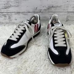 HI-TEC HTS74 スニーカー 白赤黒系 EU44サイズ vibram - メルカリ