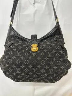 Louis Vuitton モノグラム デニム XS ショルダーバッグ 黒のサムネイル
