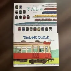 でんしゃにのったよ 絵でみるながーいずかん でんしゃ 2冊セット