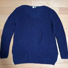 GAP ネイビー Vネック ニット・ Lサイズ