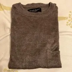 Journal Standard TRISECT ブラウン麻ニットセーター