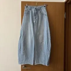 COLLAGE GALLARDAGALANTE ワイドデニムパンツ ライトブルーのサムネイル