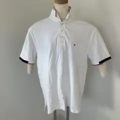 Tommy Hilfiger ホワイト ポロシャツ XL size