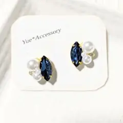 S-305　ハンドメイド☆ビジューピアス／イヤリング