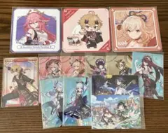 公*o様 原神　カード　コースター　まとめ売り　13枚セット