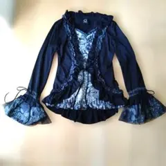 ね*み様 ozz☆ozz on☆薔薇刺繍☆姫袖豪華ブラウス☆ゴスロリ - メルカリ