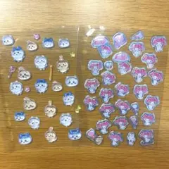 シール帳ちいかわボンドロ•マイメロディ立体シール 2枚セットのサムネイル