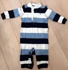 Ralph Lauren ストライプロンパース 6M