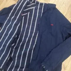 NIKE ナイキ 00sリバーシブル ブルゾン 2way ネイビー チェック