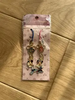 ミッキー・ミニーストラップ 2個セット