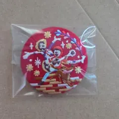 ディズニー　刺繍缶バッジ2　リメンバー・ミー