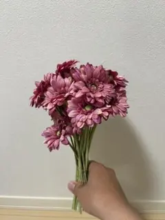 造花 ガーベラ ブーケ ピンク系のサムネイル