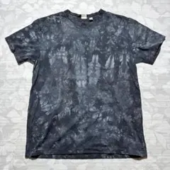 USA製 MAKERS タイダイ柄 ポケットTシャツ ブラック 3