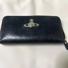 【匿名配送】Vivienne Westwood 長財布 ブラック オーブロゴ