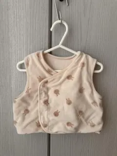 ベビーベスト うさぎ柄 50-70cm