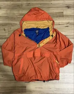 90s GAP オールドギャップ 紺タグ ナイロンマウンテンパーカー オレンジ 90s GAP オールドギャップ 紺タグ ナイロンマウンテンパーカー