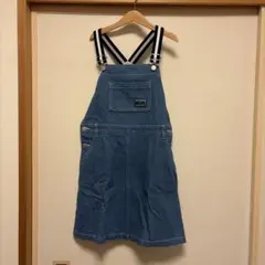ポンポネット デニム ジャンバースカート　140 150