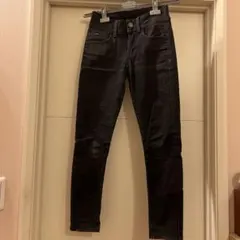 g-star rawブラックスキニージーンズ