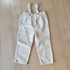 tete a tete サロペット オーバーオール アイボリー 120 110