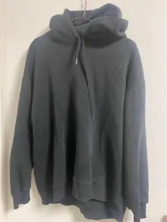 【美品】GU ジーユー ヘビーウェイトスウェットパーカ ブラック 黒 Lサイズ