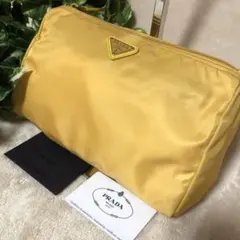 2025年最新】PRADA カラー：イエロー系 ポーチの人気アイテム