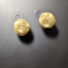 和紙ピアス ゴールド＆ブラック