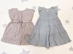 値下中★ワンピース 80 ノースリーブ ロングワンピース ワンピ 夏のサムネイル