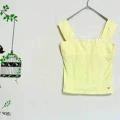 【新品】jayro white /レース リボンキャミソール ハートチャームのサムネイル