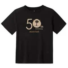 【新品未使用】モンベル 50th WIC.T Kid's モンタベア Tシャツ