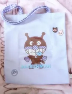 ばいきんまん　トートバッグ　A4　アンパンマンミュージアム