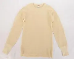 Healthknit ヘルスニット スーパーヘビーサーマル クルー ベージュM