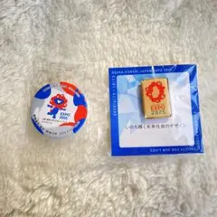 非売品　EXPO 2025 関西万博 ミャクミャク ピンバッジ＆缶バッジセット