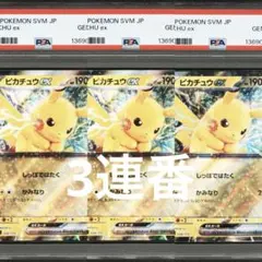 超希少　ピカチュウ　の日特別3連番オークション！！　PSA10 ex 038