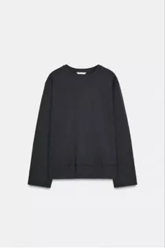 【新品未使用】ZARA ザラ 黒 ロンT 長袖 トップス Mサイズ