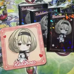レッドシューズ nikke メガニケ カフェ クリアカード コースター