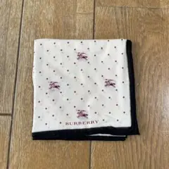 BURBERRY ドット柄 ハンカチ