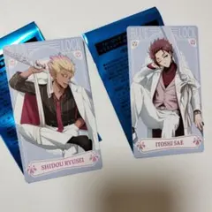 ブルーロックnamcoキャンペーン　イラストシート後半　糸師冴★士道龍聖