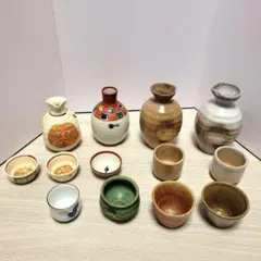 あ*ん様 徳利 お猪口 陶器 酒器セット 日本酒 まとめセット売り