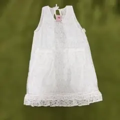 レースエプロン　白