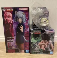 HUNTER×HUNTER 一番くじ　ネフェルピトー　シャウアプフ　ゴン　3点