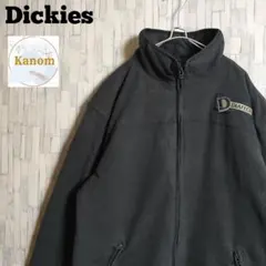 ディッキーズ フリースジャケット 刺繍ロゴ ジップアップ カバーオール 中綿裏地